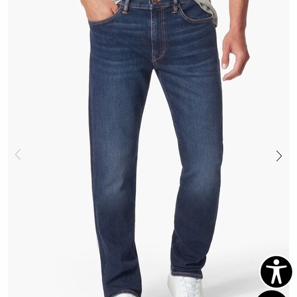 Joe’s Jeans the brixton, dark wash, Sz 38 - Picture 4 of 6